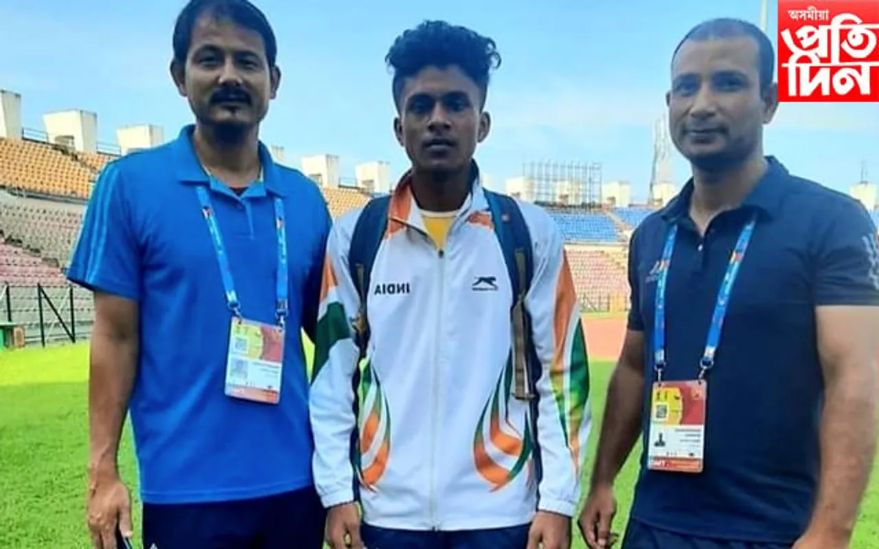 যুৱ অলিম্পিক-২০২২ত স্বৰ্ণ পদক অর্জন ঘিলামৰাৰ ইন্দিবৰৰ