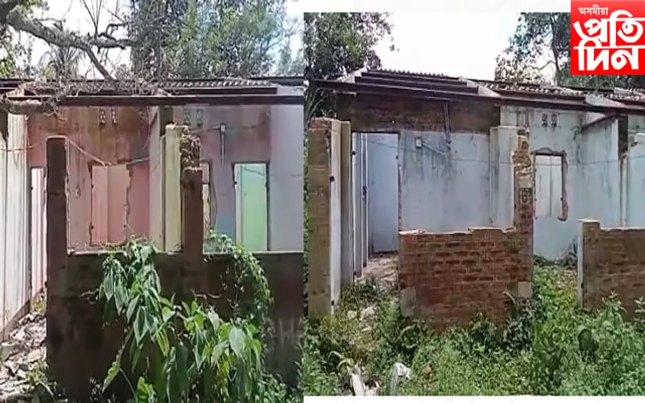 ভূত বাংলা লৈ পৰিণত লামডিঙৰ ৰেলৱে আবাসগৃহ