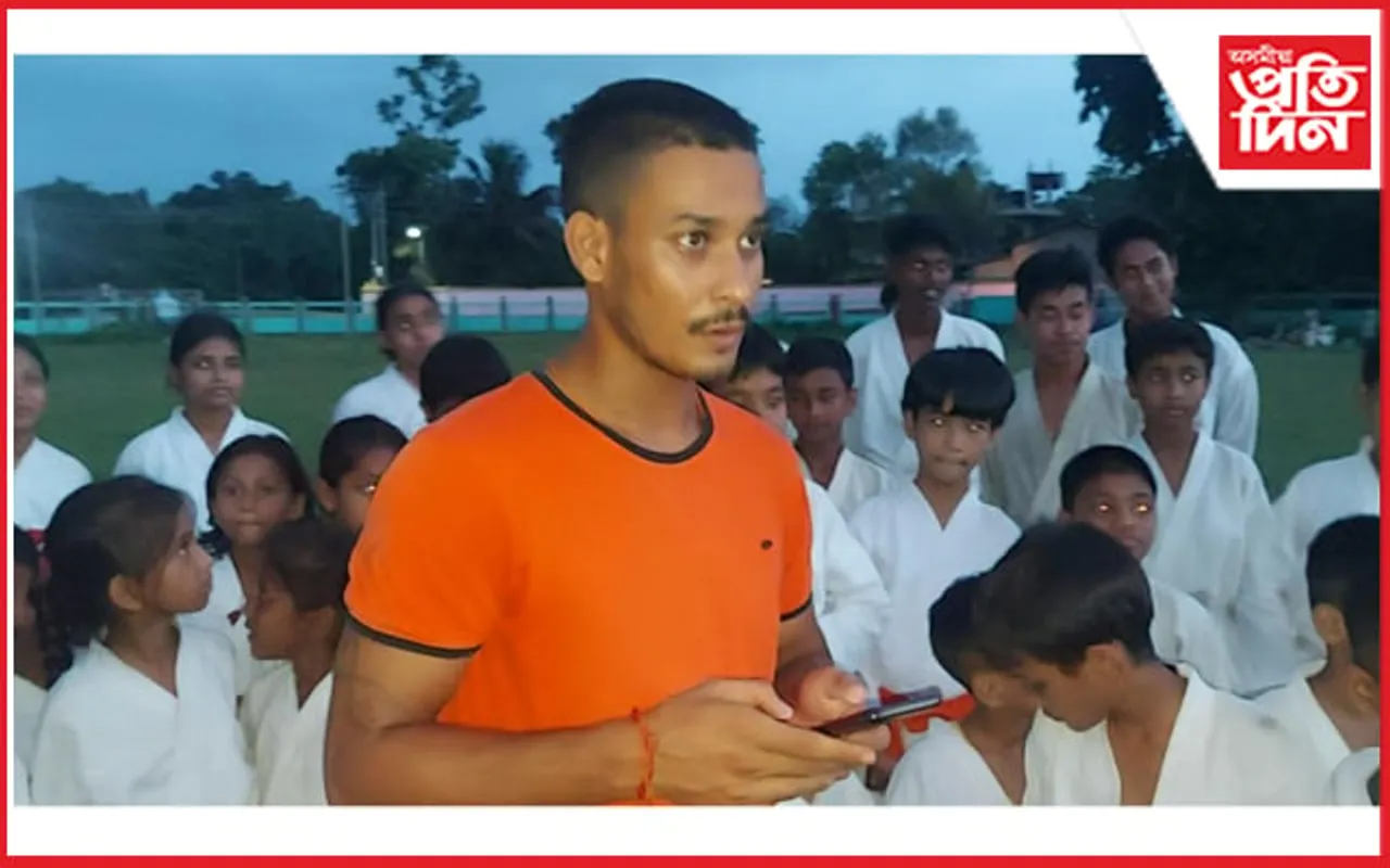 আন্তঃৰাষ্ট্ৰীয় পৰ্যায়ৰ খেলত অংশগ্ৰহণ কৰিবলৈ নিৰ্বাচিত ত্ৰিশূল ভূঞা