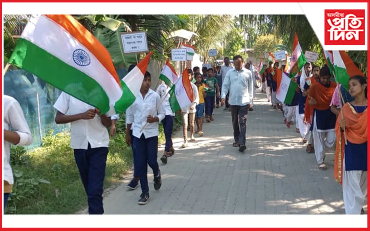 তাকিয়া পাব্লিক ফাউণ্ডেশ্যনৰ উদ্যোগত ধিং গাঁও এম ই স্কুলৰ ঘৰ ঘৰ ত্ৰিৰংগা কাৰ্যসূচী…