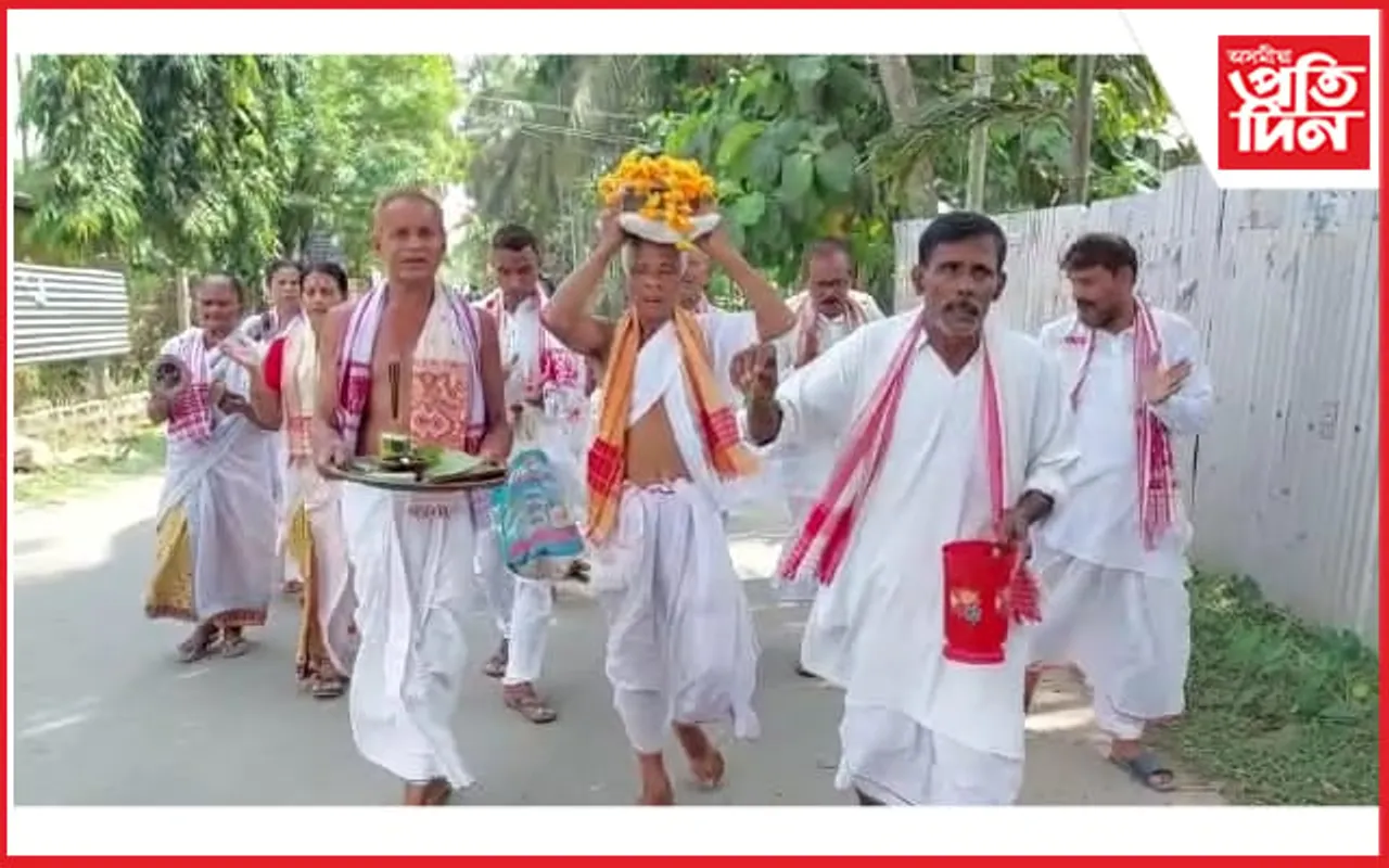 গৰৈমাৰীত শ্ৰীমন্ত শংকৰদেৱৰ তিৰোভাৱ তিথি পালন…