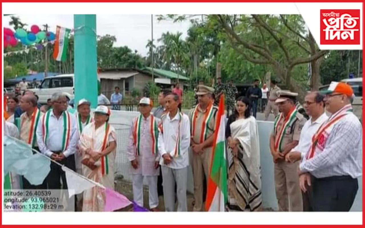 চিপাহী বিদ্ৰোহৰ স্মৃতি স্তম্ভ, ছহিদ কুশল কোৱৰৰ বাসভৱনত পতাকা উত্তোলন…