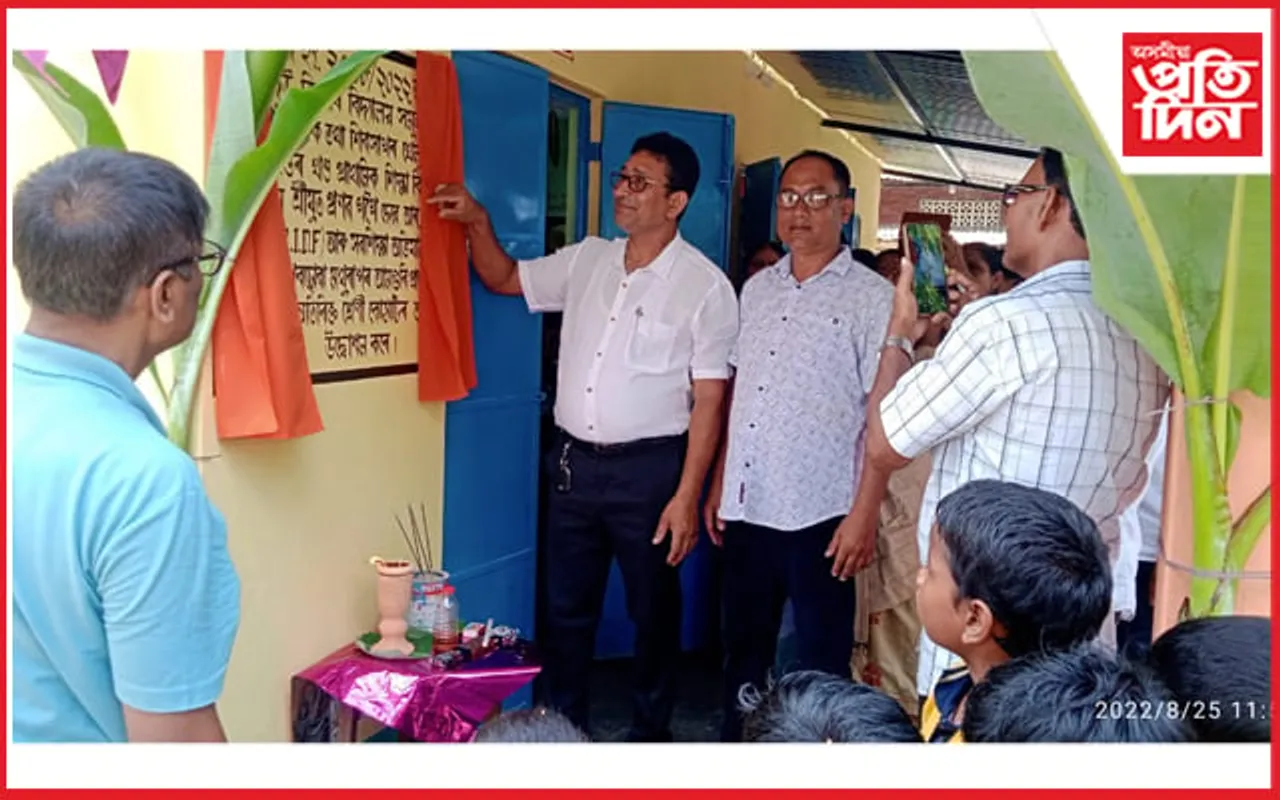 মথুৰাপুৰ আমগুৰি প্ৰাথমিক বিদ্যালয়ৰ নতুন গৃহ মুকলি…