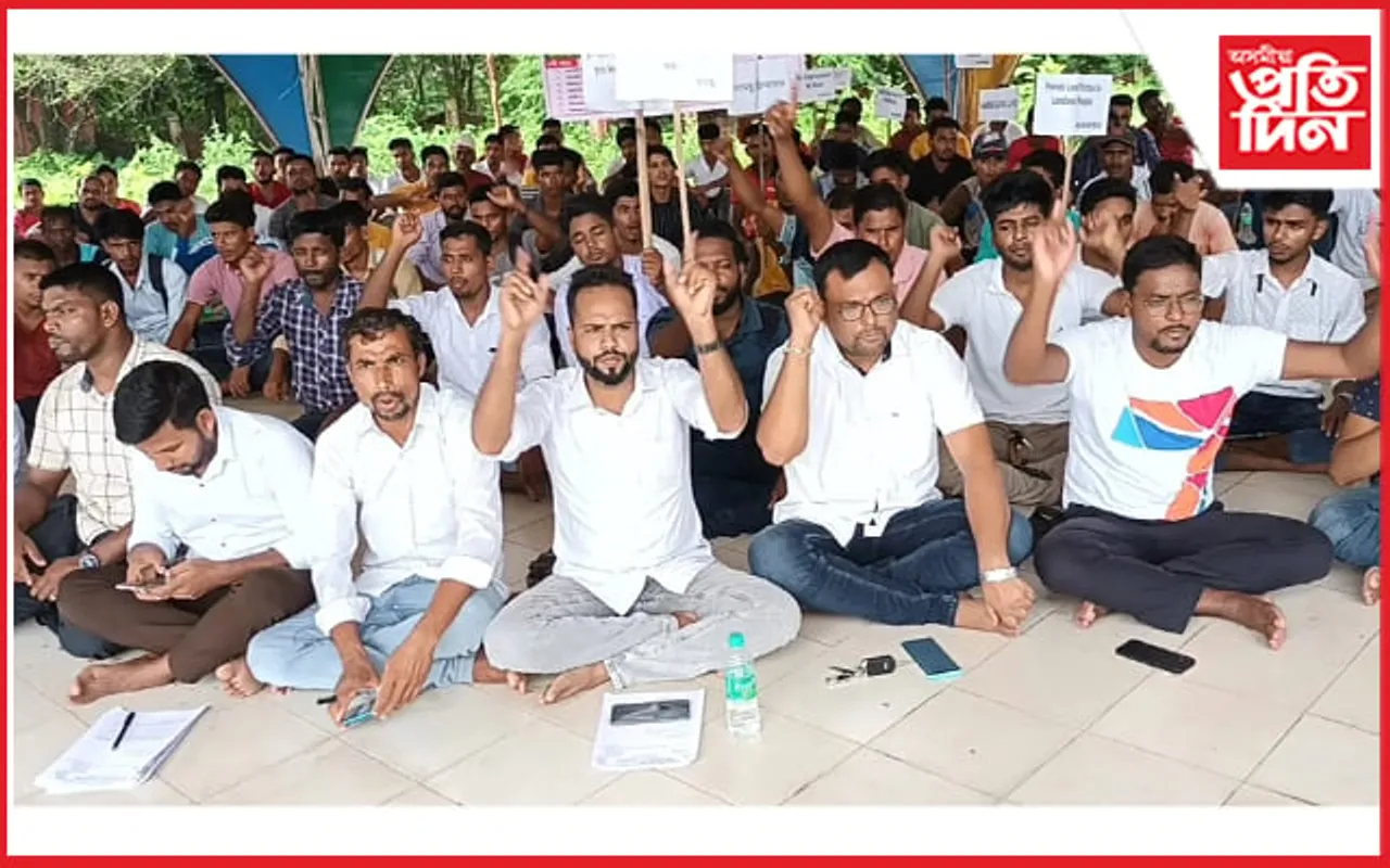 সাত দফীয়া দাবী লৈ চিৰাঙৰ কাজলগাঁৱত আমছুৰ  ধর্মঘট…
