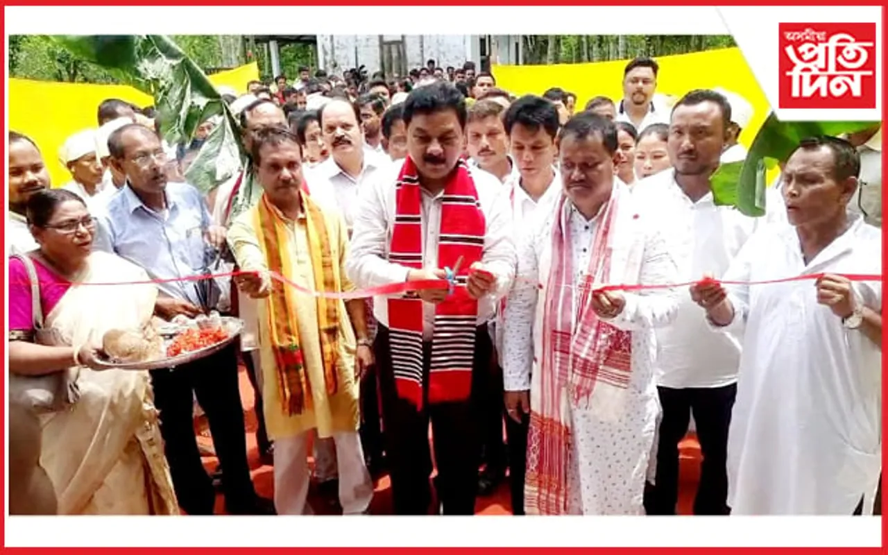 বিহপুৰীয়াত মন্ত্ৰী ৰঞ্জিত কুমাৰ দাসে উদ্বোধন কৰিলে ৰুৰবান মিচনৰ আচঁনি…