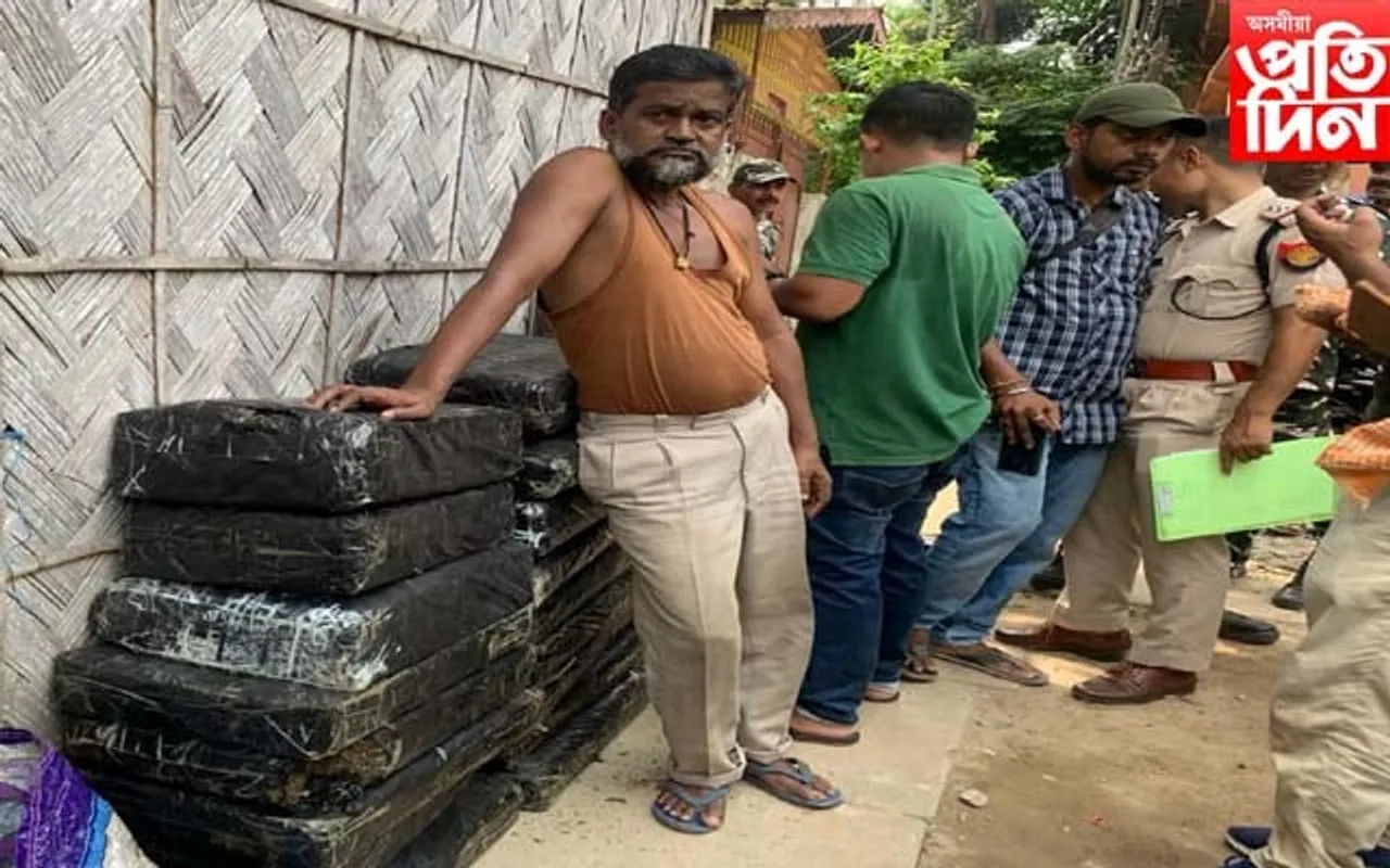 ৪০০ কিলোগ্ৰাম গাঞ্জা সহ এজনক কৰায়ত্ব…