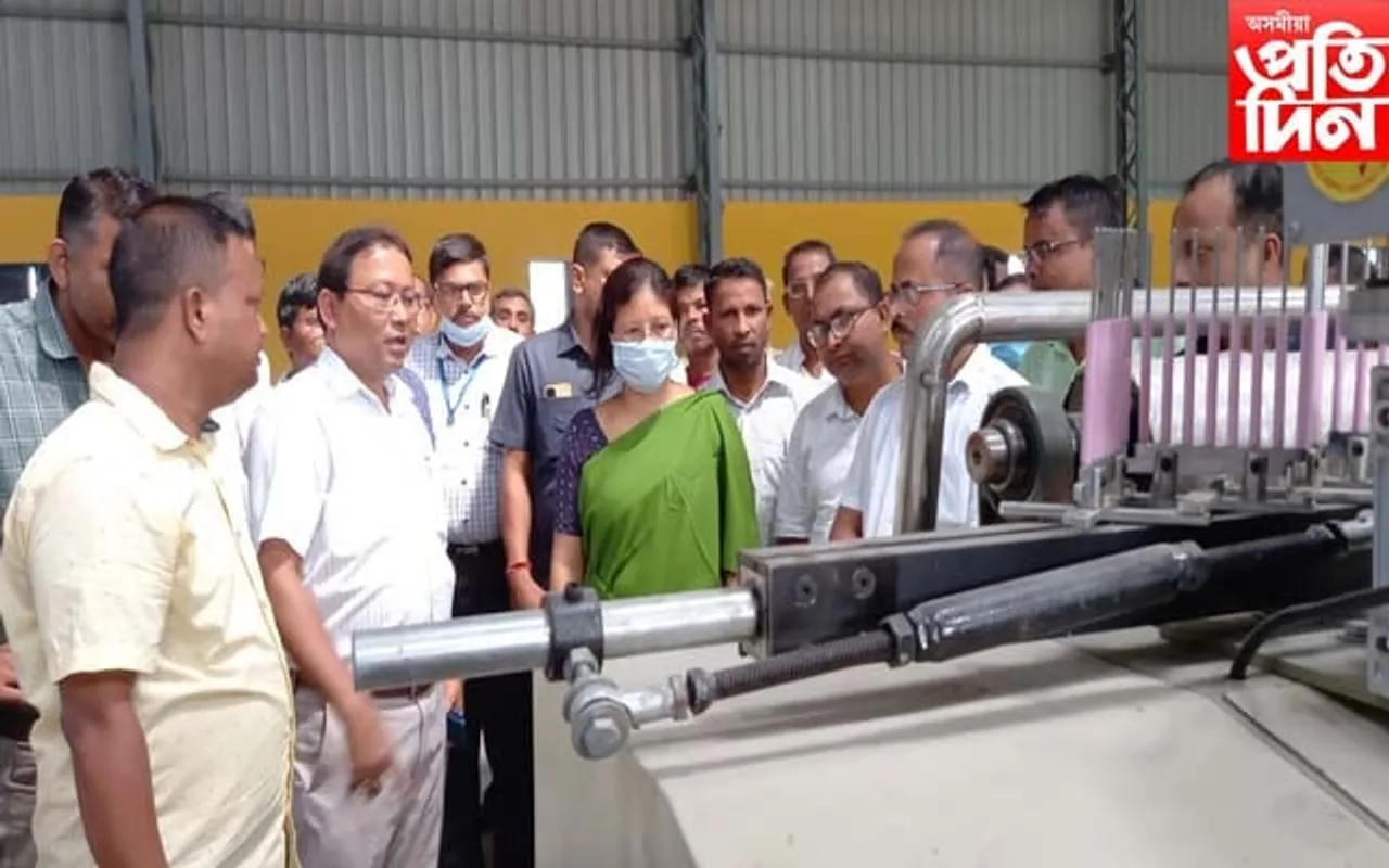 শিলঘাট মৰাপাট কল পৰিদৰ্শন সমবায় মন্ত্ৰী নন্দিতা গাৰ্লোচাৰ…