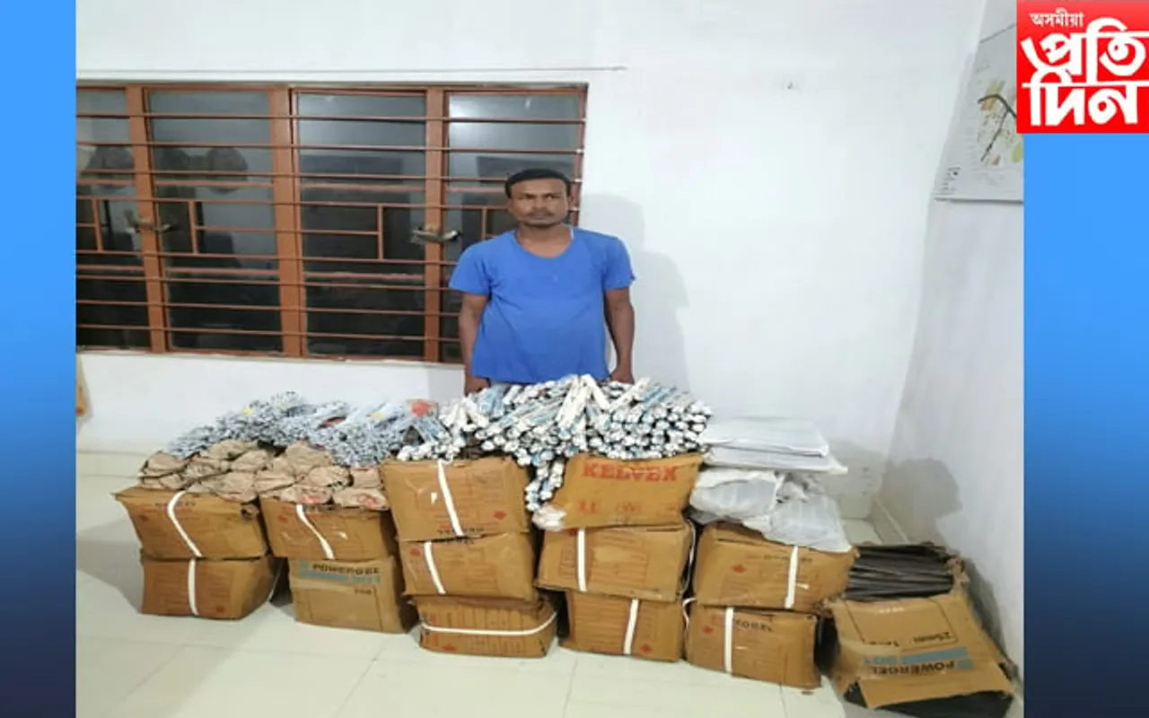 কামৰূপৰ ৰাণীত জব্দ বৃহৎ পৰিমাণৰ বিস্ফোৰক সামগ্রী, আটক এজন