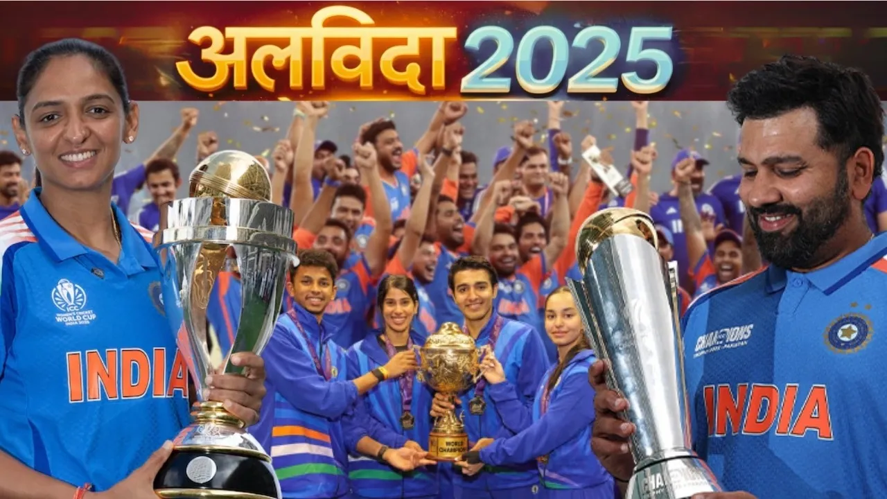 Year Ender 2025 sports india Won ICC Champions Trophy Womens ODI World Cup Squash Kho Kho hindi news