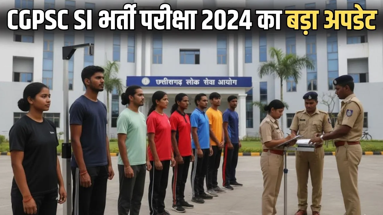 CGPSC SI Recruitment 2024