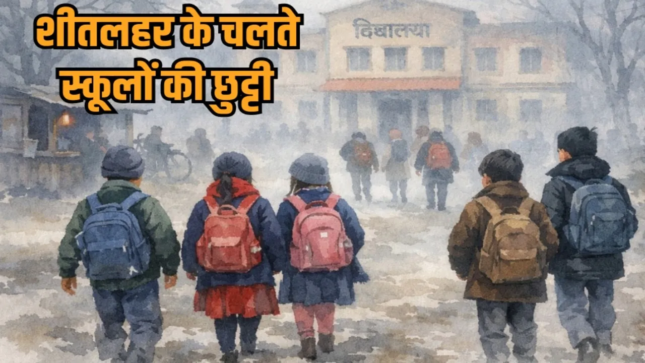 mp school holiday due to cold wave indore ujjain bhopal timing changed hindi news zvj