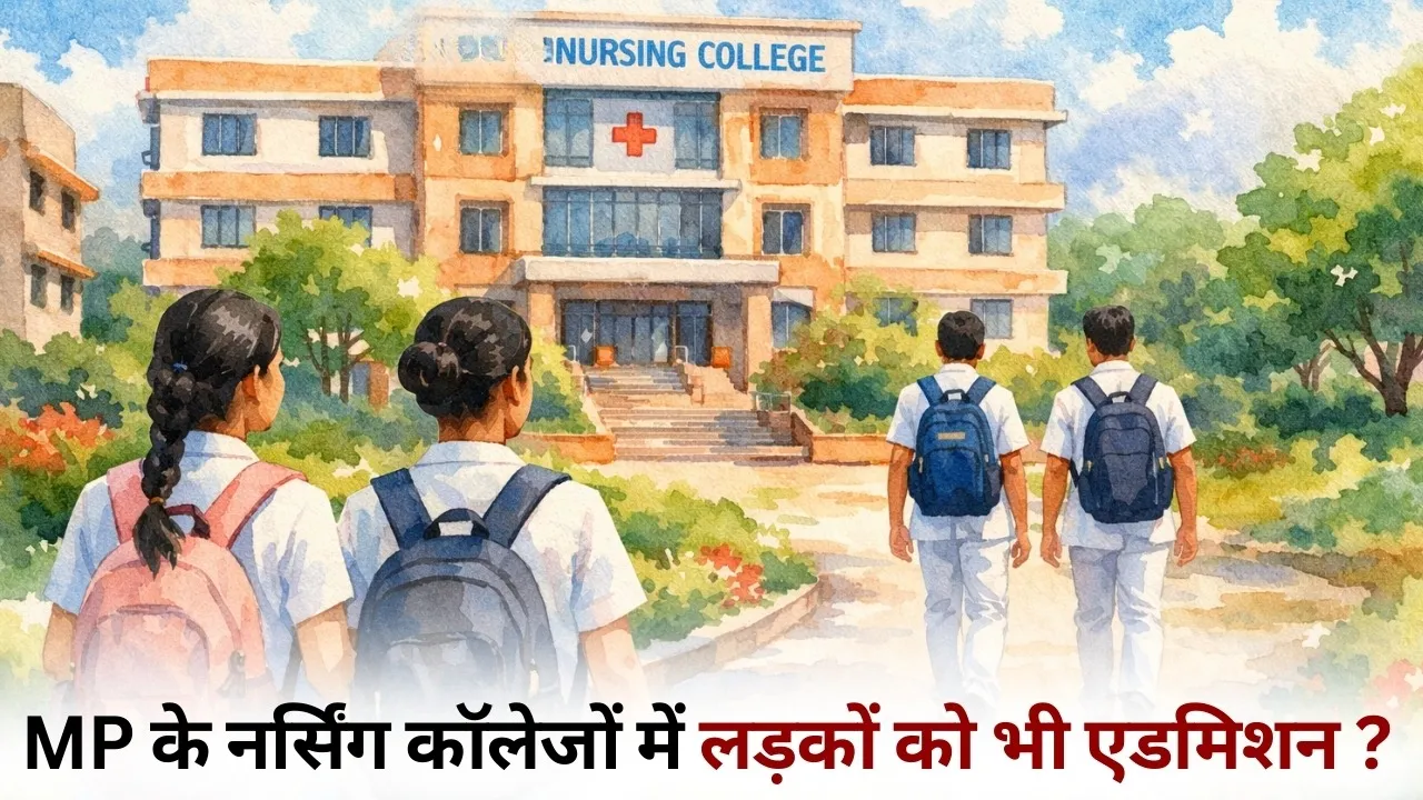 MP Nursing College Bharti 100 percent Women Reservation Male Candidates Opportunity hindi news