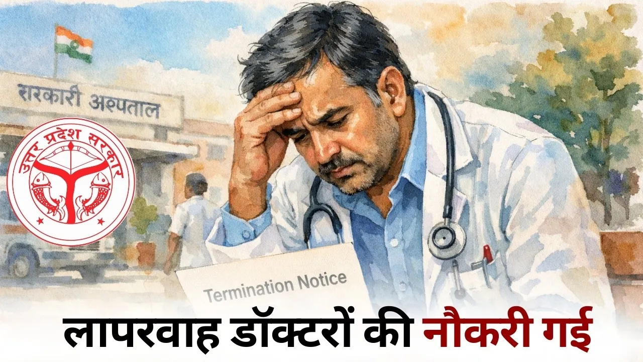 up-deputy-cm-brajesh-pathak-action- 17 negligent-doctors-dismissed lucknow hindi zxc