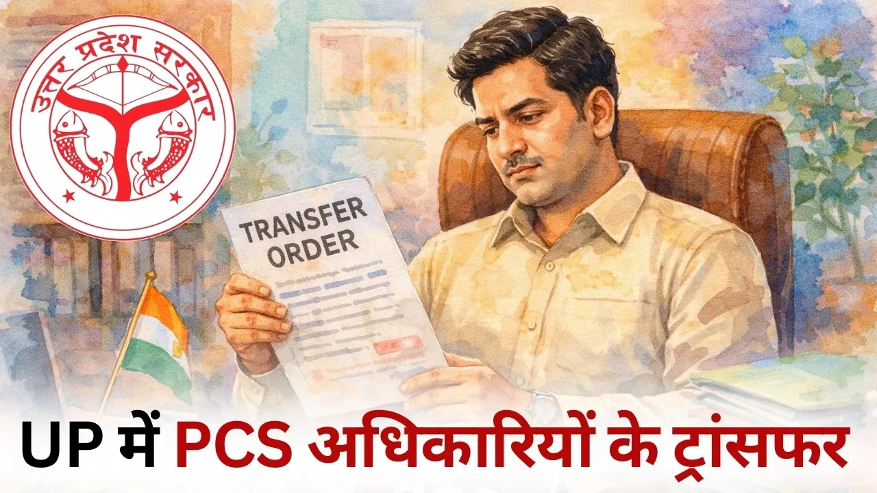 UP PCS Transfer List 6 officer hindi news