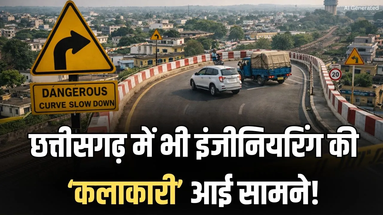 Chhattisgarh 90 Degree Turn Bridge