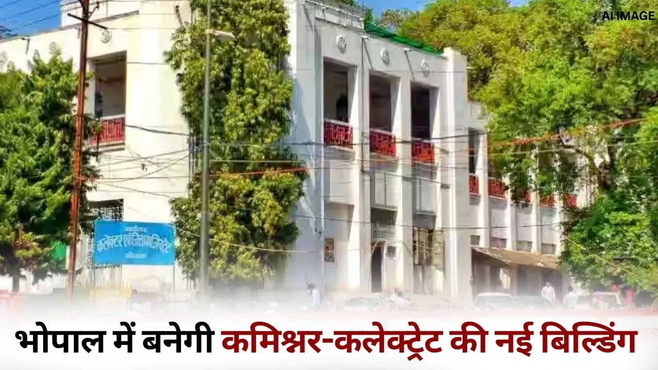 Bhopal Commissioner Collectorate New Building 15 departments Shifting Time Limit meeting hindi news