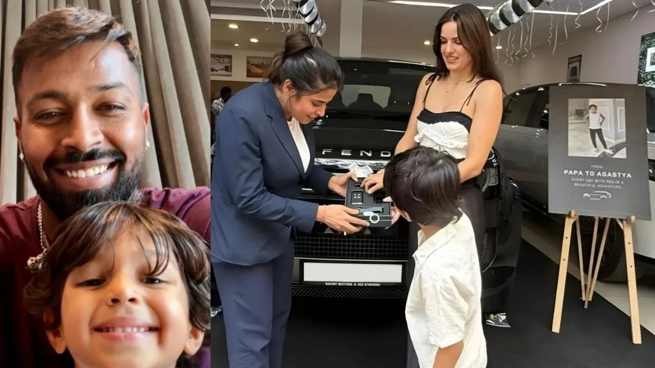 Hardik Pandya gift defender son Agastya ex wife natasha hindi news