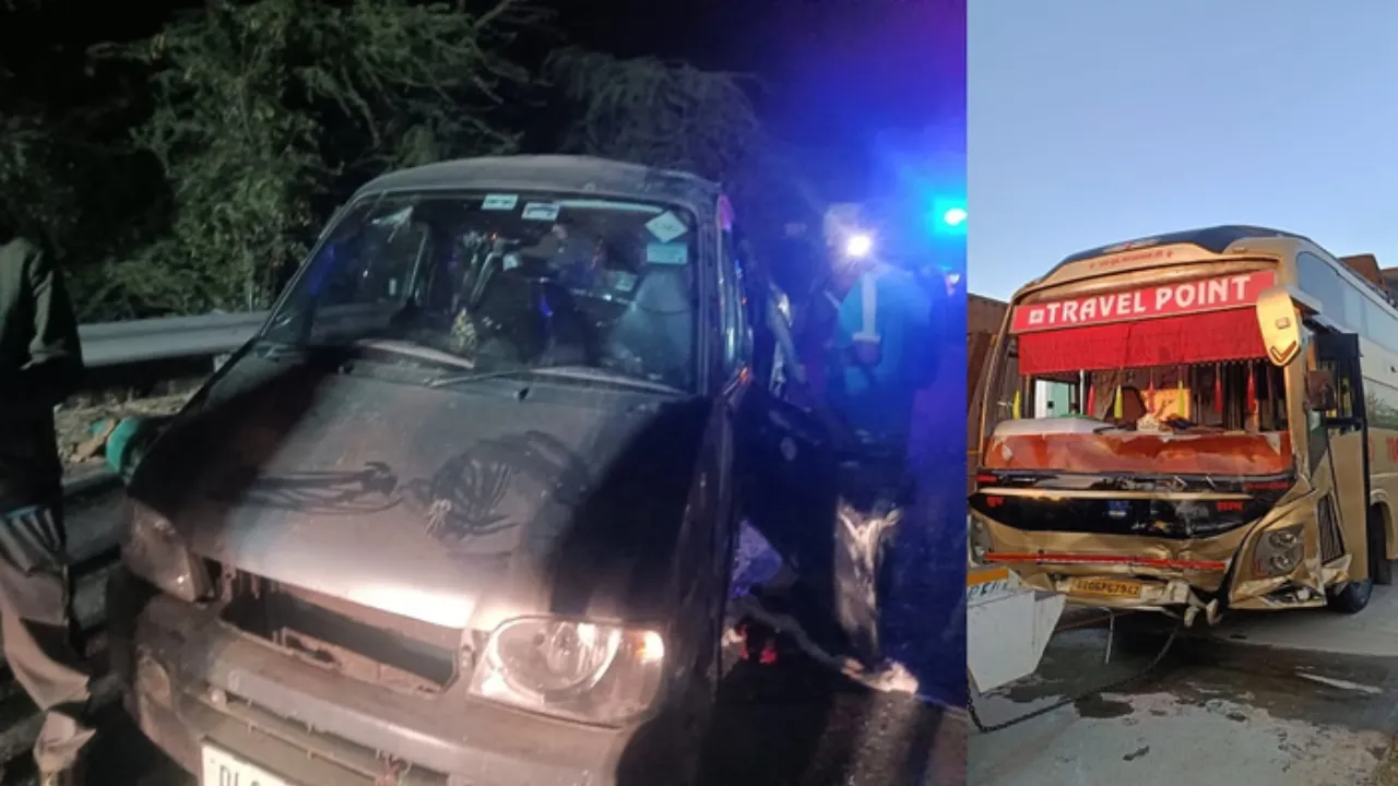 Hathras Yamuna Expressway Accident 7 died hindi news zxc