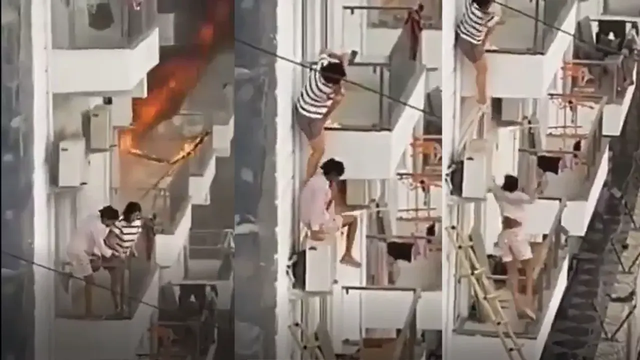 Greater Noida Girls Hostel Fire: 5 मंजिला इमारत में फंसी 160 छात्राएं, जान बचाने के लिए खिड़कियों से कूदीं, एक घायल