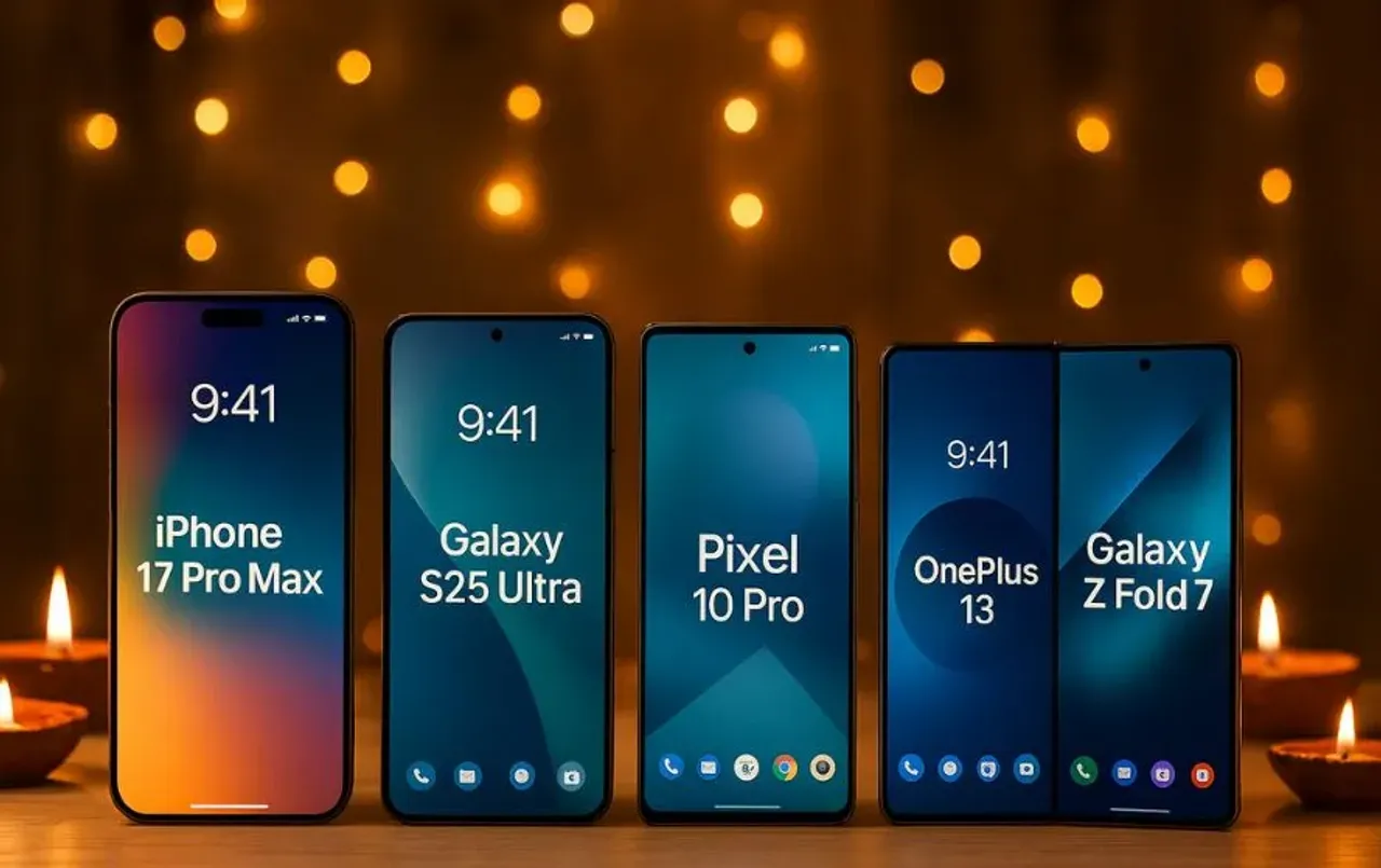 Diwali 2025 Best Smartphone: दिवाली 2025 पर कौन-सा स्मार्टफोन खरीदना होगा आपके लिए बेस्ट? जानें टॉप-5 दमदार मोबाइल फोन