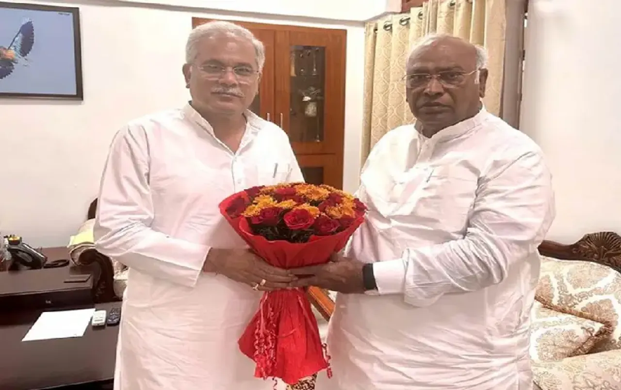 Bhupesh Baghel- Mallikarjun Kharge