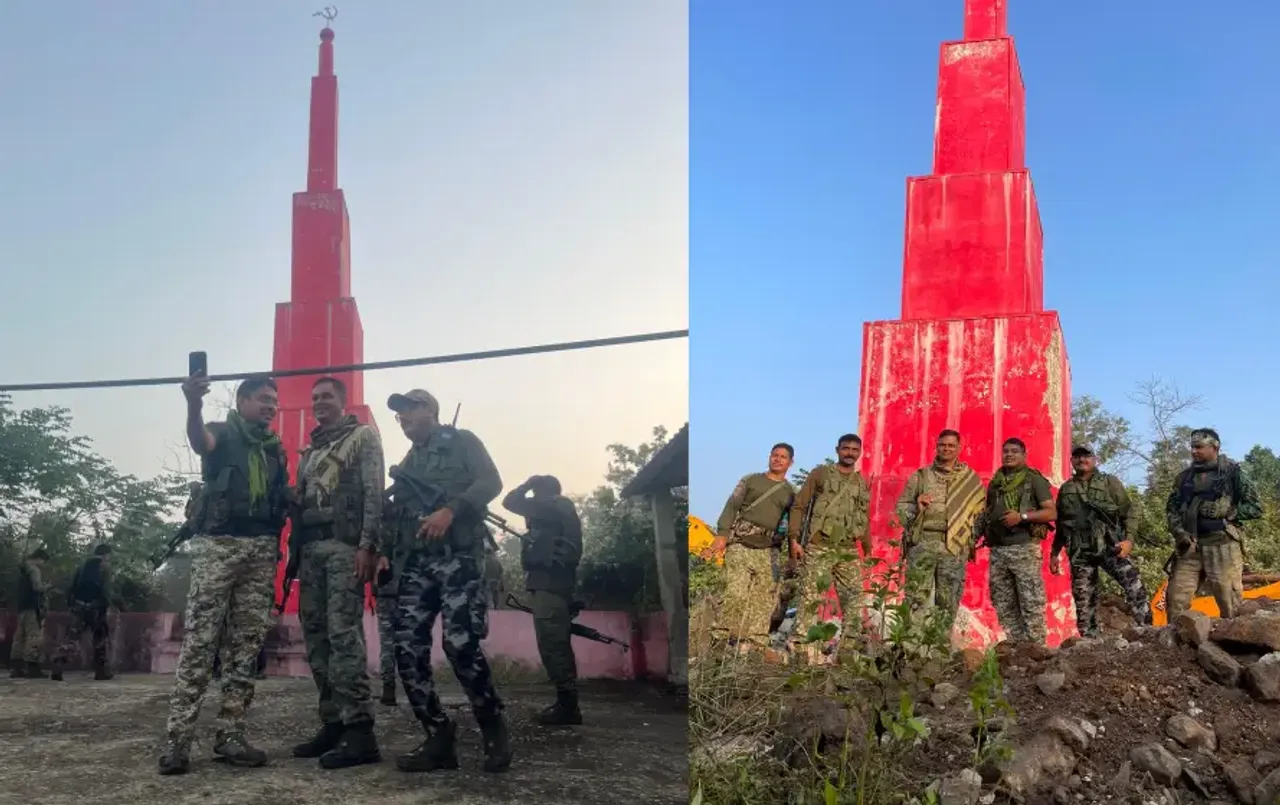 CG Naxalite Monument Destroyed