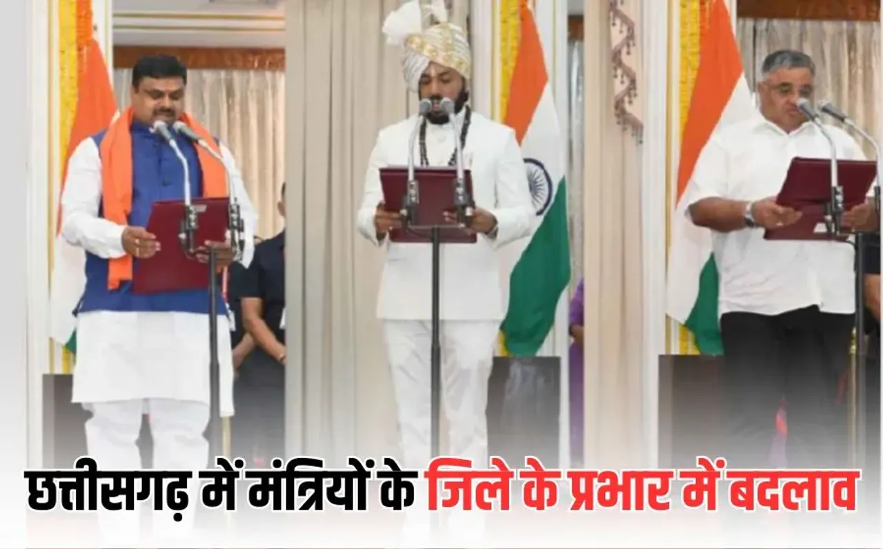 Chhattisgarh Minister Charge