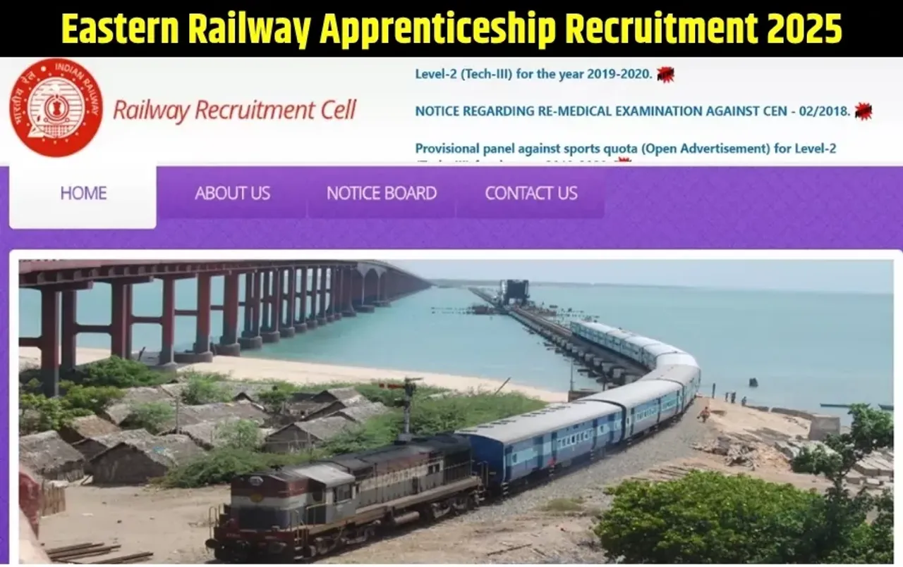 Eastern railway Apprenticeship recruitment 2025 hindi news zxc