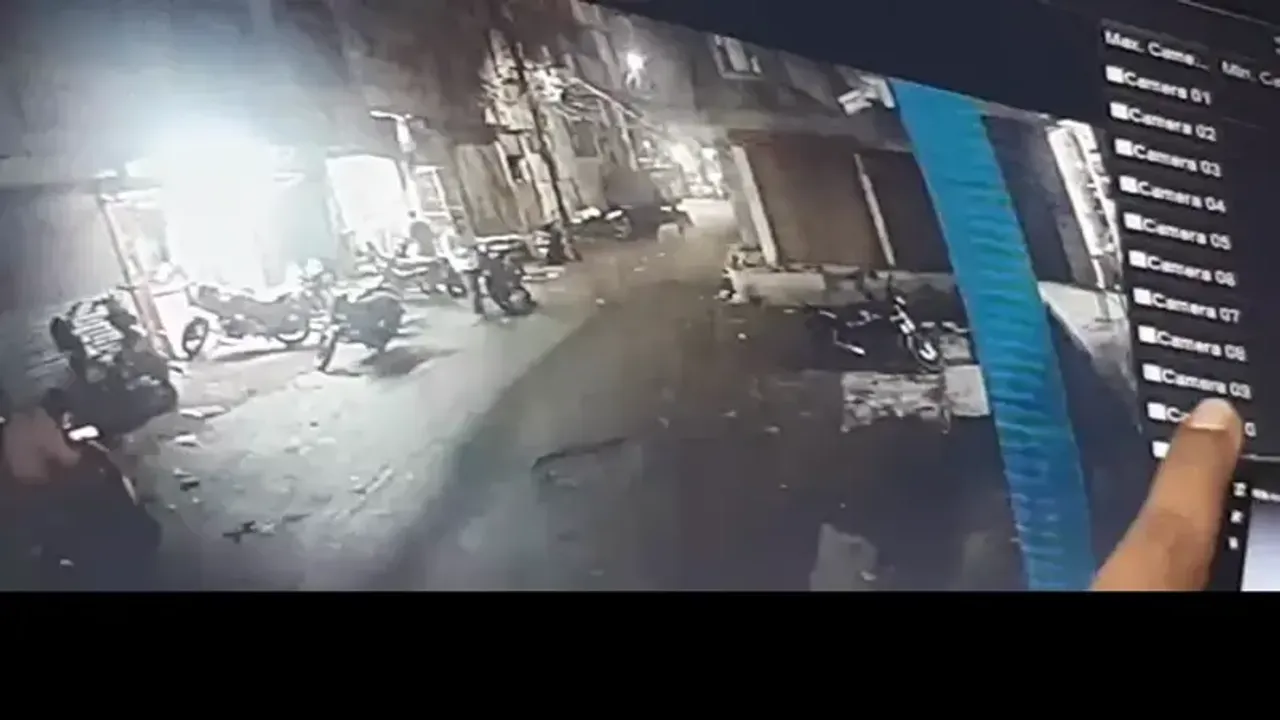 Indore Building Accident CCTV Video
