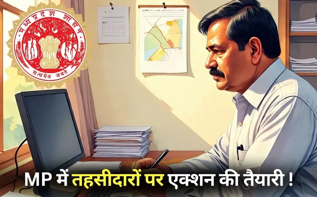 MP Govt Action On Tahsidar kaam band strike revenue Department hindi news