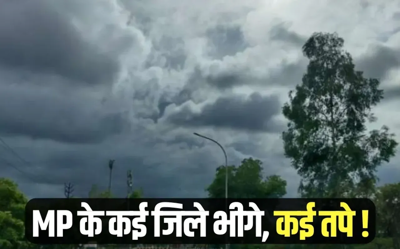 MP Weather update barish Mousam bhopal indore temperature