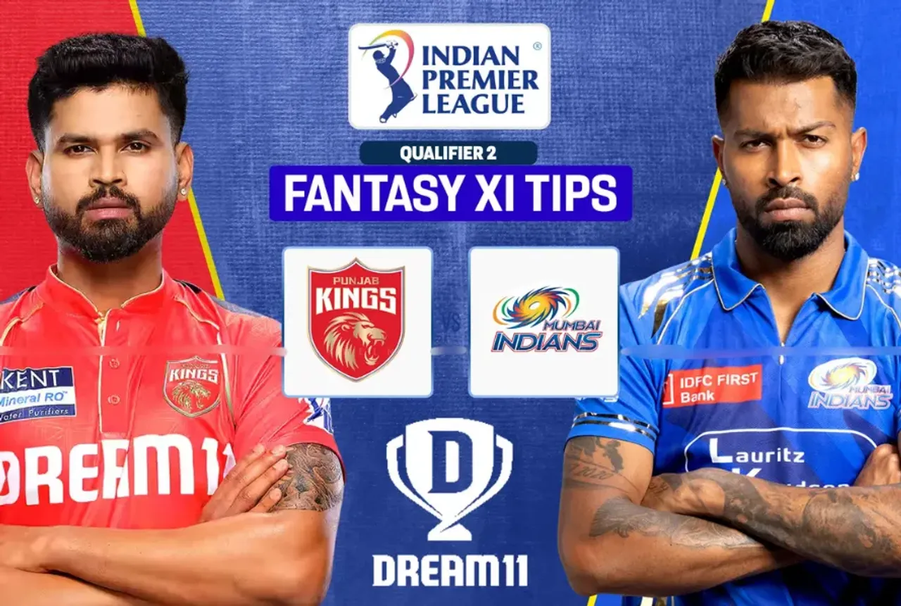 PBKS vs MI Dream11 Prediction IPL 2025 Qualifier 2