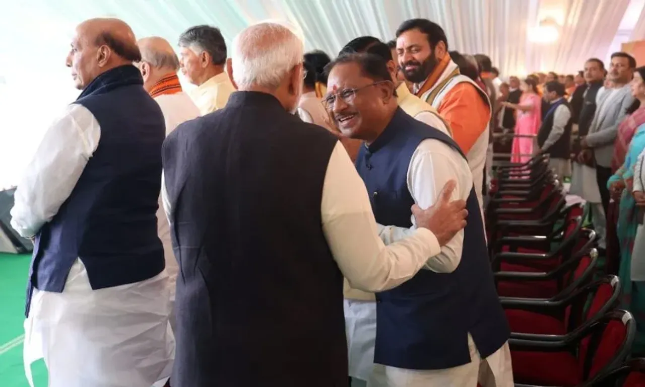 PM Modi Meets CM Sai