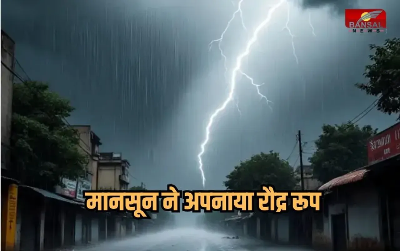Up Mansoon Update: यूपी में मानसून ने अपनाया रौद्र रूप, ललितपुर में हुई132 मिमी बारिश, 20 जिलों भारी बारिश का अलर्ट