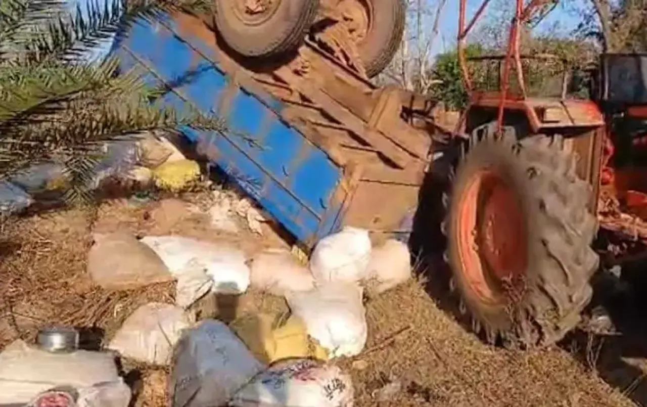 Road accident in Narayanpur