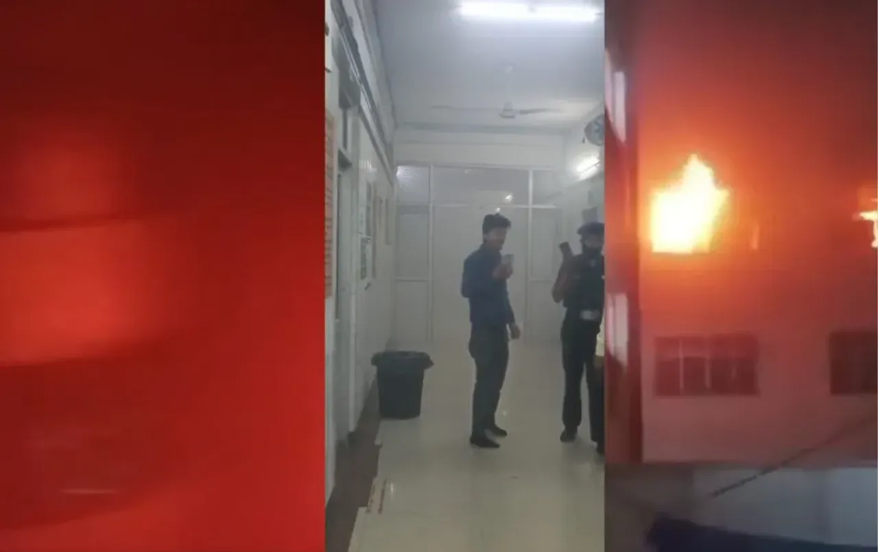 UP Lucknow Lokbandhu hospital fire CM Yogi