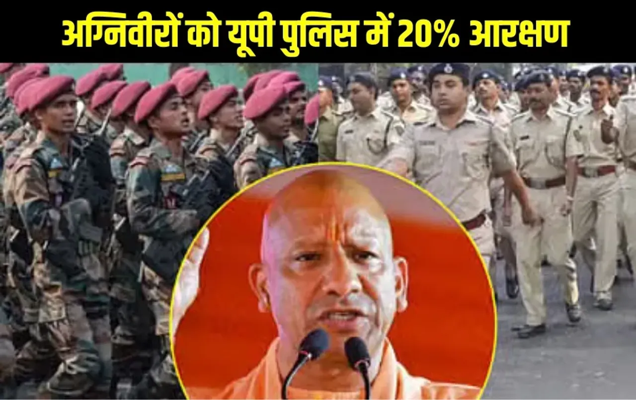 UP Police 20% Reservation Agniveer kargil Vijay diwas 2025 CM Yogi Adityanath zxc