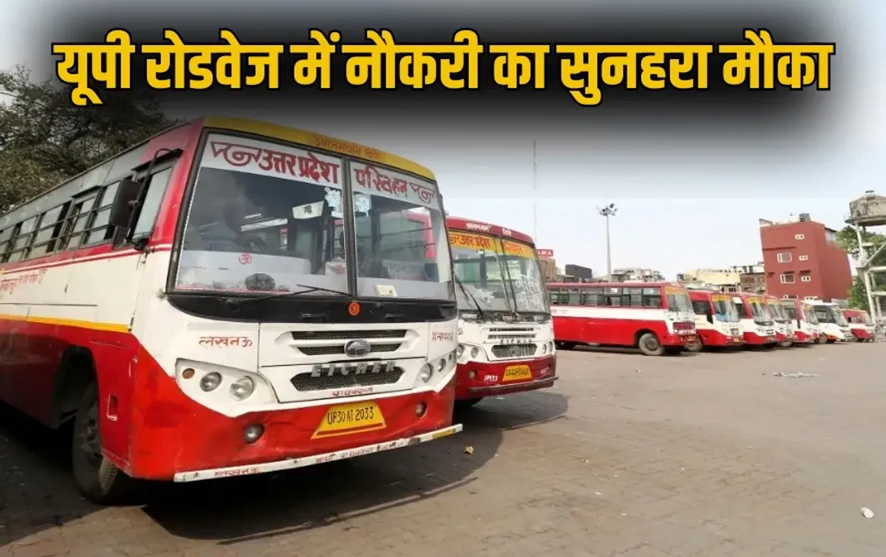UP Rojgaar Mela 2025 UPSRTC driver recruitment 204 bus driver 3200 female bas parichalak zxc