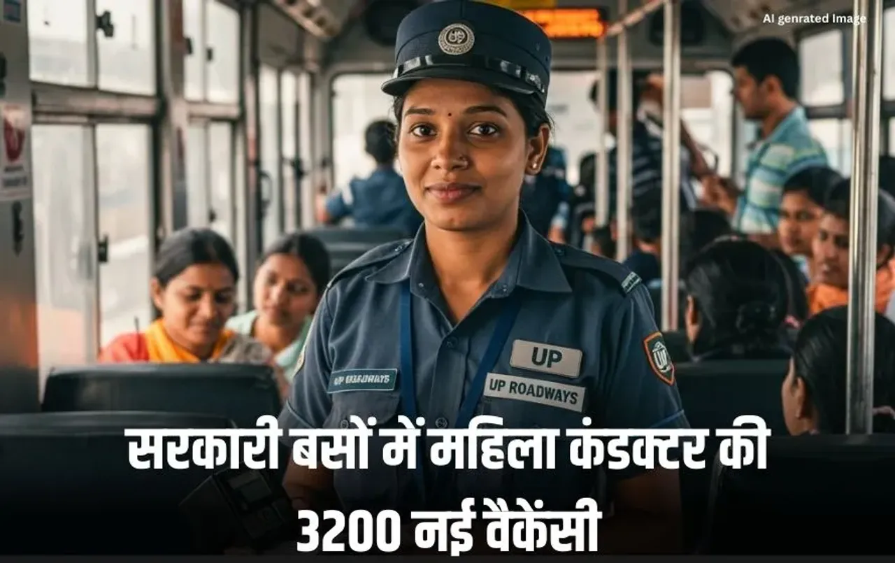 UP Roadways Bharti 2025: UP की सरकारी बसों में महिला कंडक्टर की 3200 नई वैकेंसी,12वीं पास महिलाएं करें आवेदन