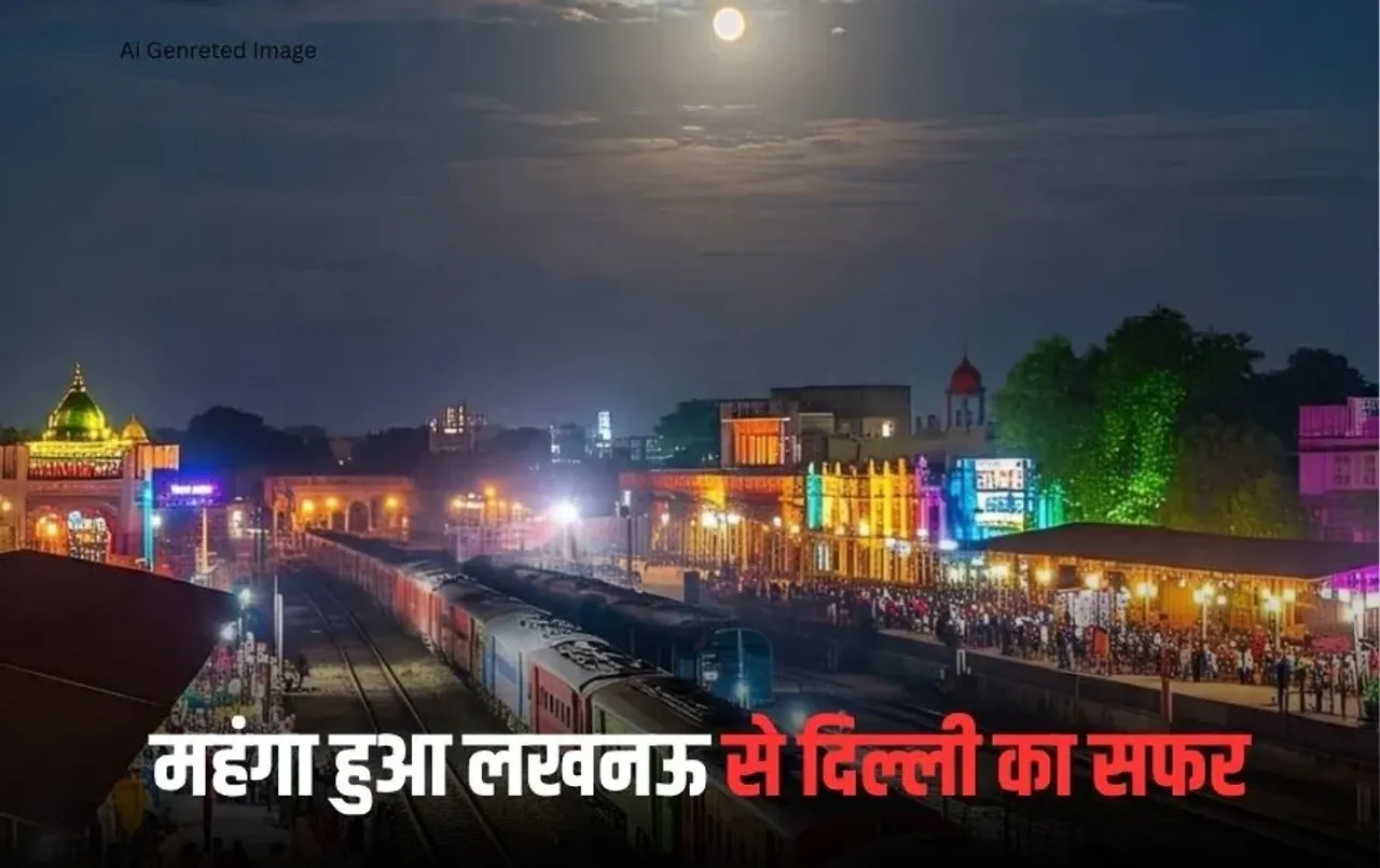 Railway Fare Hike July 2025: यात्रीगण ध्यान दें! लखनऊ–दिल्ली का किराया हुआ महंगा, जानिए 7 दैनिक ट्रेनों की सूची