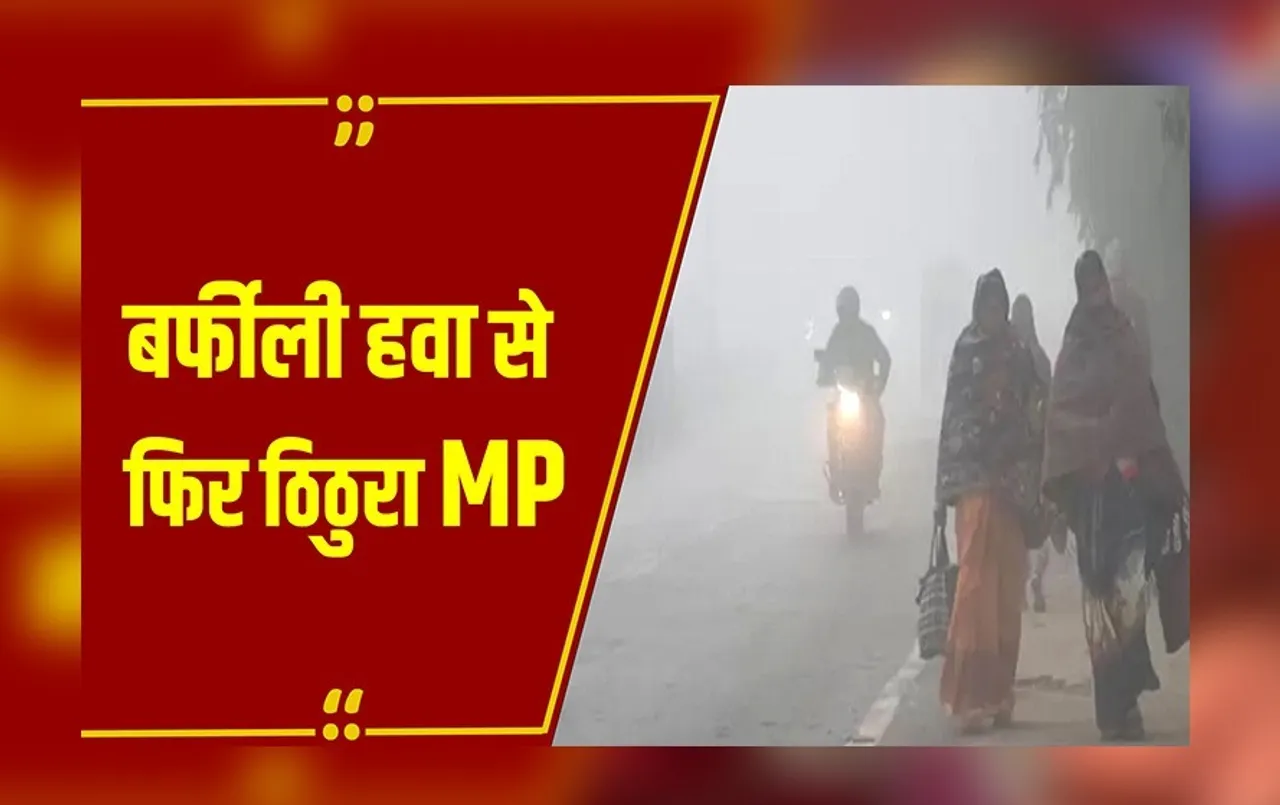 MP Weather Update: बर्फीली हवा से फिर ठिठुरा MP, सागर समेत 7 जिलों में COLD DAY, छाया कोहरा...