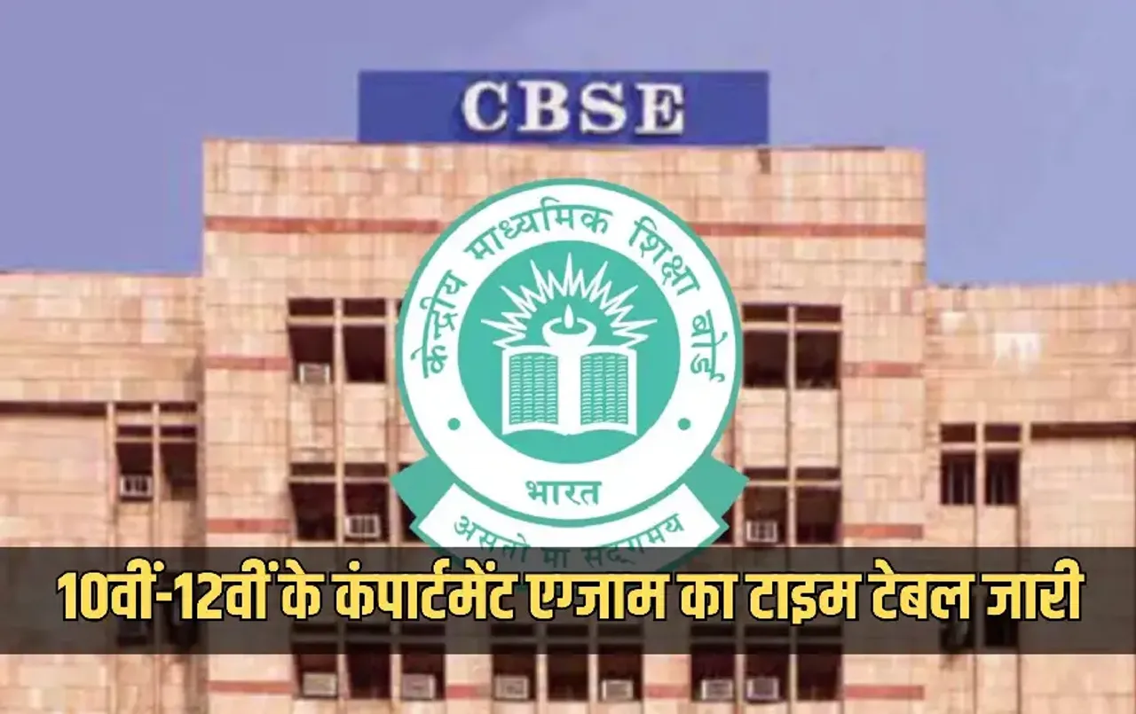 CBSE Supplementary Exam Time Table 2025