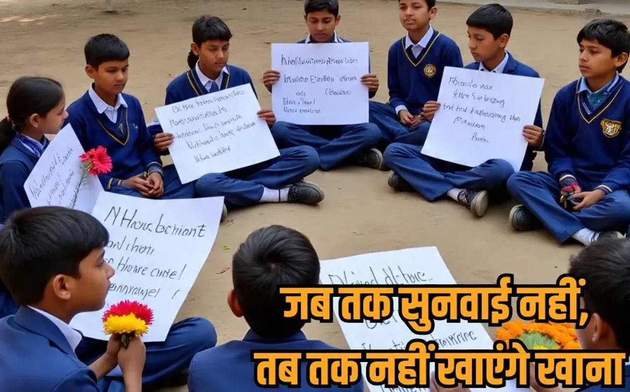 Navodaya School Protest: नागौद के नवोदय स्कूल में छात्रों ने की भूख हड़ताल, खुद को कमरे में किया बंद, कहा- डीएम को बुलाओ