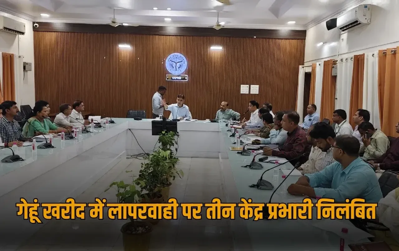 UP Varanasi DM takes action slow wheat procurement order suspension