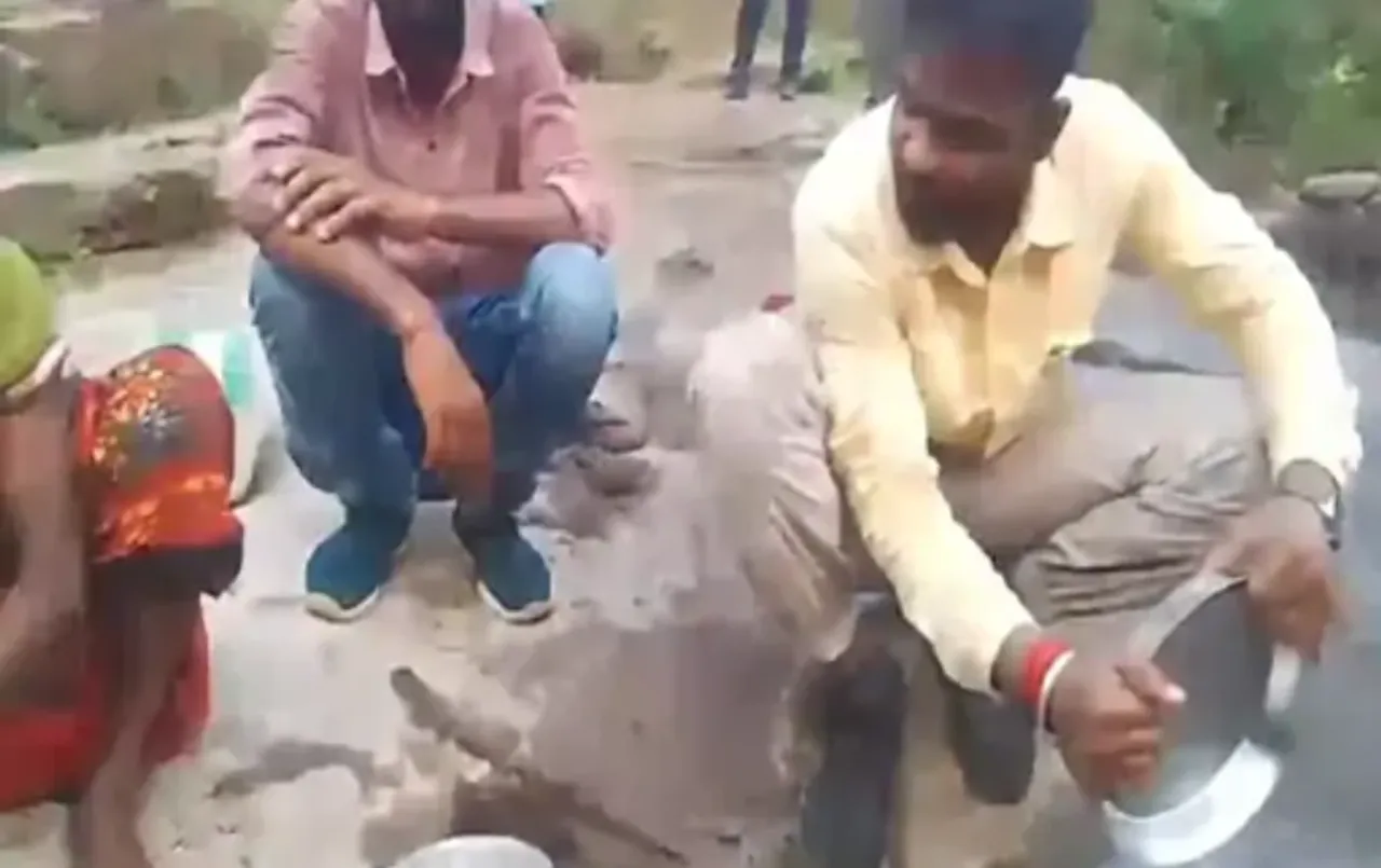 सीतापुर विधायक का वीडियो वायरल: विधायक रामकुमार टोप्पो ने महिला के साथ धुलवाए बर्तन, कहा- बर्तन धुलवा रही हो तो...