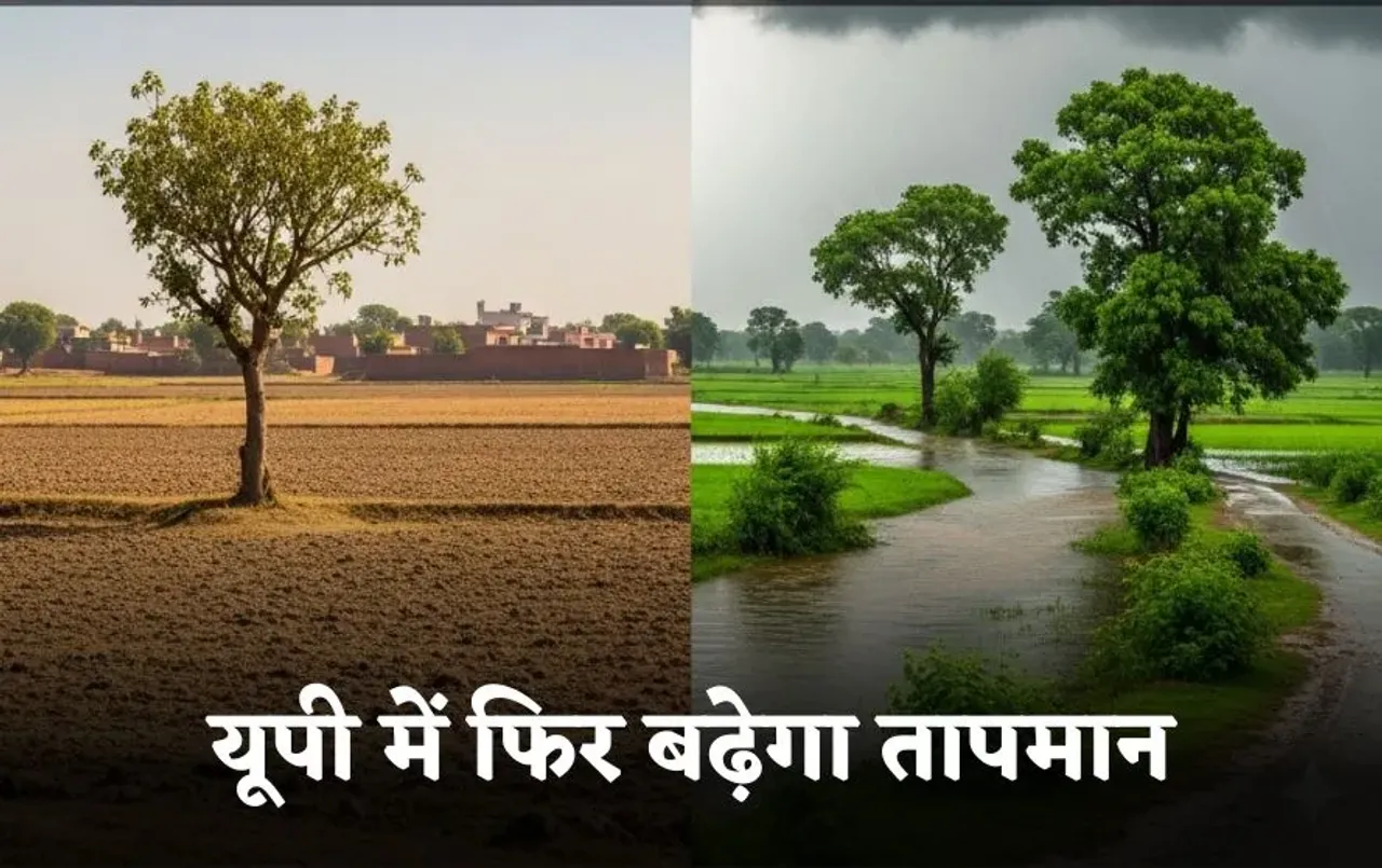 Uttar Pradesh Weather: पूर्वी तराई में सिमटी बारिश, पश्चिमी यूपी  में आज से शुष्क मौसम और बढ़ेगा तापमान