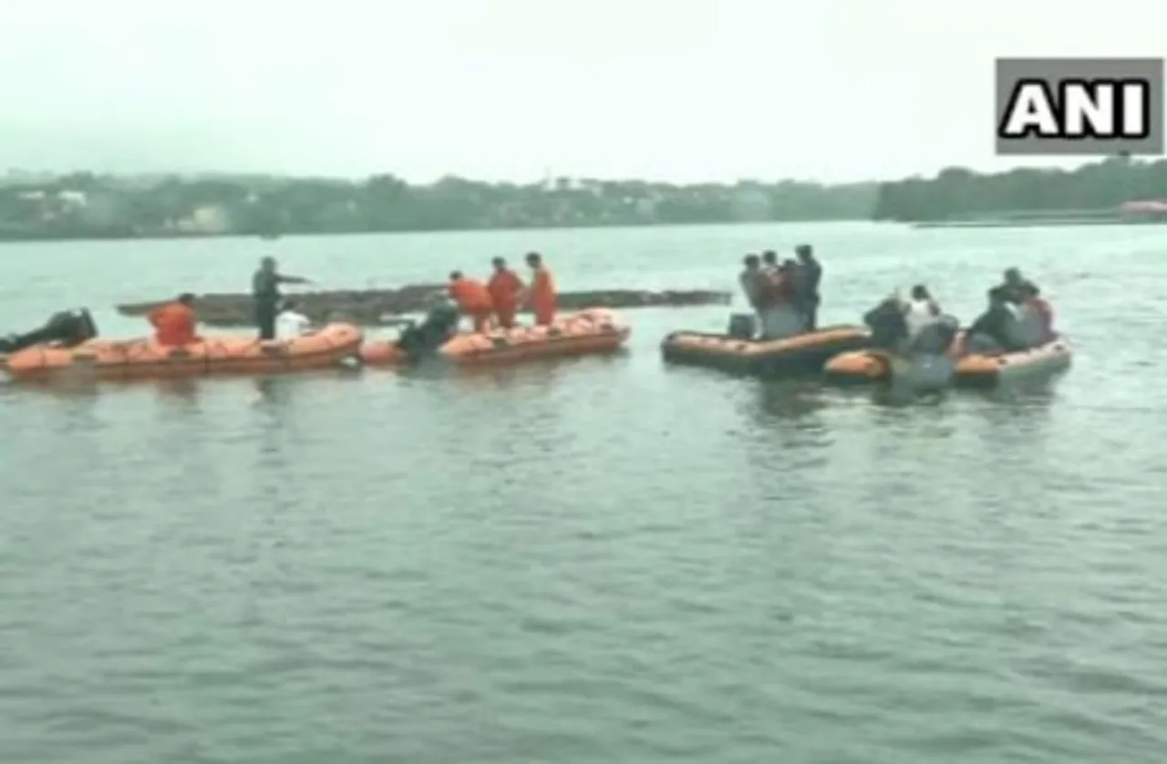 पहाड़ी नाले में फंसा था बच्चा, एनडीआरएफ टीम ने घंटों मश्क्कत के बाद बचाई जान
