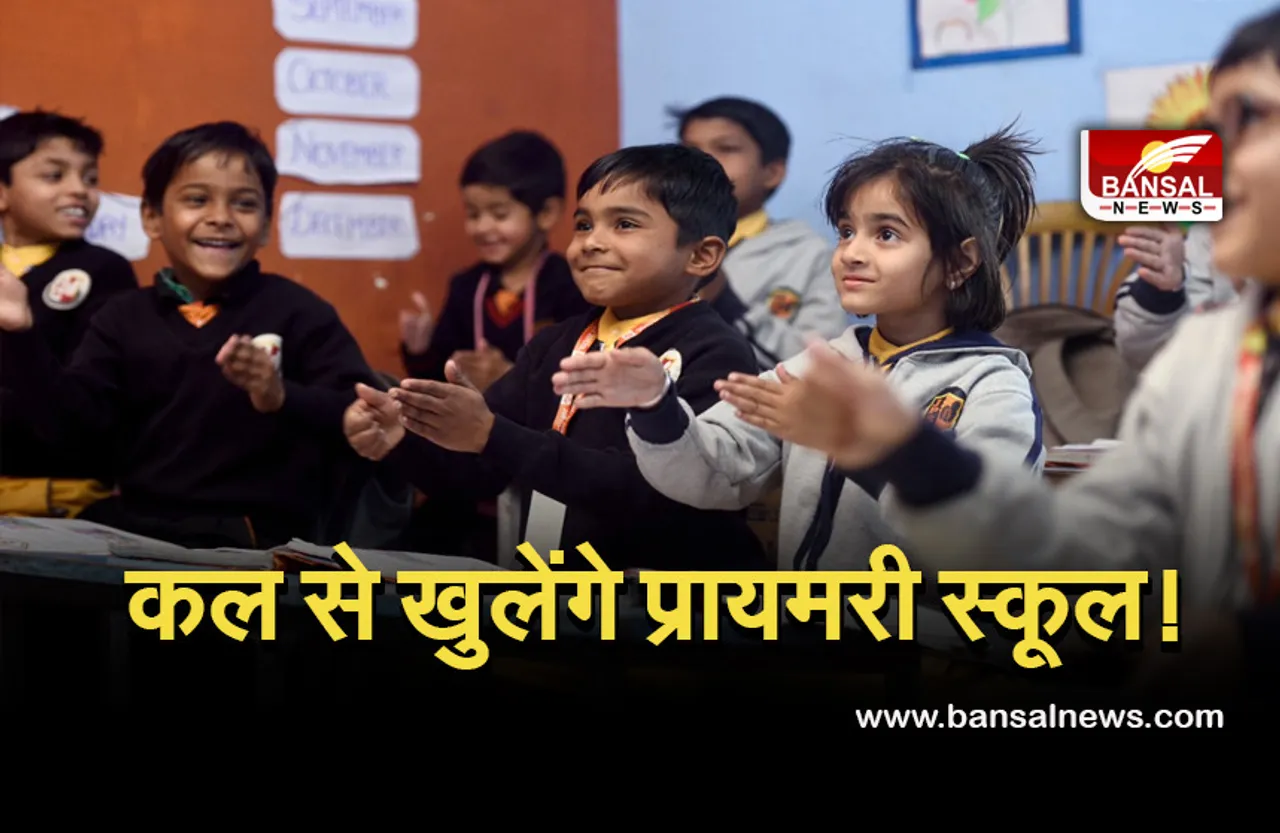 School Reopen in UP : 1 सितंबर से खुलेंगे प्रायमरी स्कूल।