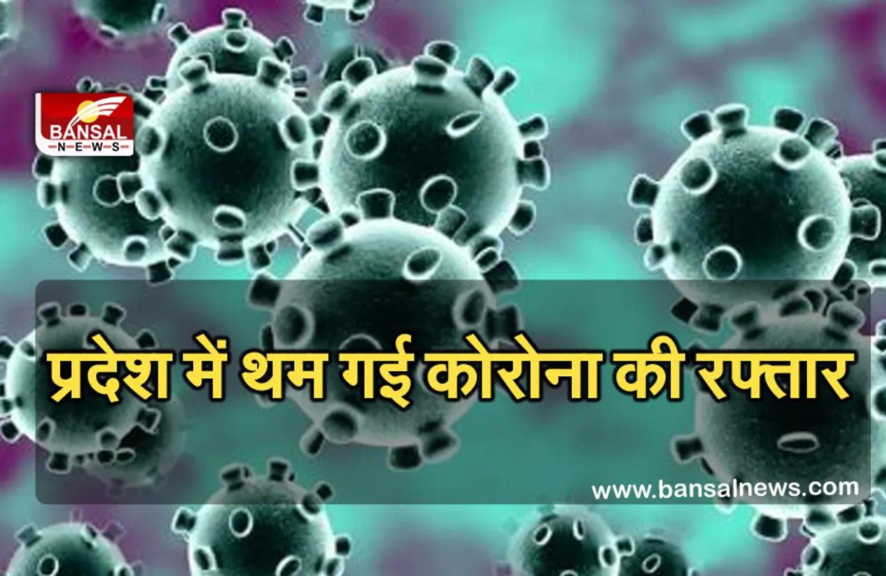 corona virus: प्रदेश में थम गई कोरोना की रफ्तार, देश में इस पायदान पर पहुंचा मप्र