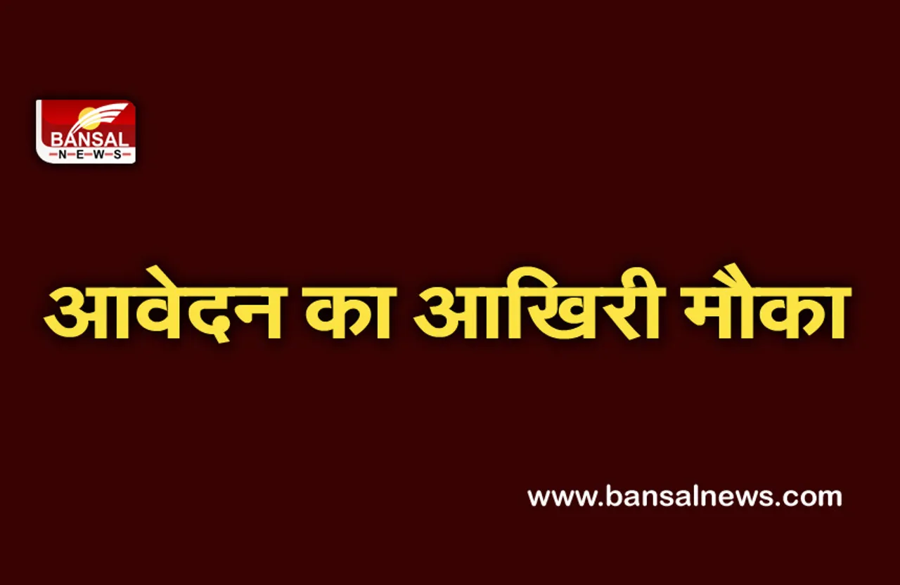 CG government jobs 2021: इन पदों पर आवेदन का आखिरी मौका,इस तरह करें अप्लाई